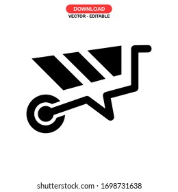 Vektorillustration-Symbol oder Logo einzeln auf Zeichen - Hochwertige Vektorsymbole
