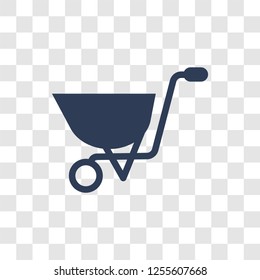 Barrow icon. Trendy Barrow logo concept on transparent background from Agriculture Farming and Gardening collection