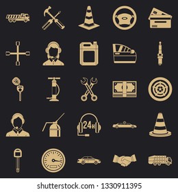 Barrow icons set. Simple set of 25 barrow icons for web for any design