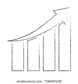 bars with arrow up