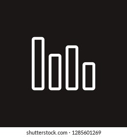 bars icon. bars vector design. sign design
