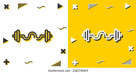 icono de la línea de barras. Estilo de contorno simple.Barras signo lineal. Ilustración vectorial aislada en fondo blanco. EPS de trazo editable 10
