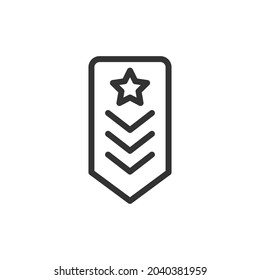 Icono de línea de barras en estilo de moda. Pictograma vectorial de trazo aislado sobre un fondo blanco. Iconos del contorno premium de barras.