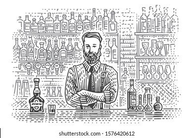 John Broglia Cartooning - Harukiya bartender. Akira. #inktober2019 day 10. # bartender #akira #manga #anime #inktober #sketch #inks #comicart | Facebook