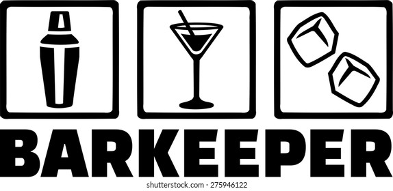 Bartender Barman Barkeeper Tripple