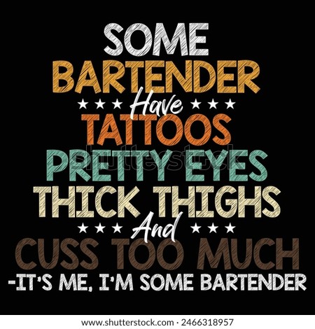 Bartender Gift Funny Bartending Mixologist T-Shirt