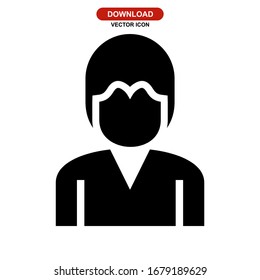 bartender icon or logo isolated sign symbol vector illustration - high quality black style vector icons

