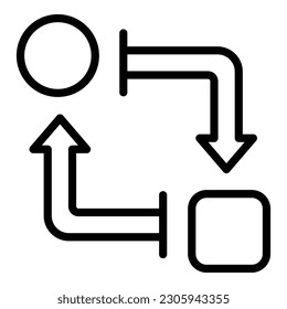Barter object icon outline vector. Cash finance. Coin payment