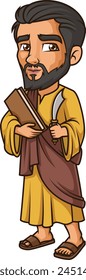 Bartholomew the Apostle vector illustration