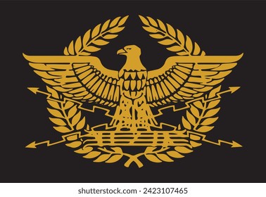 Bartholomew's Roman eagle vector art work for printing embroidery or any commercial use. 