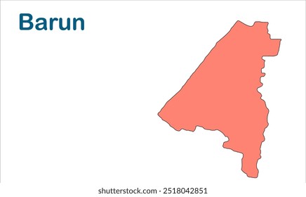 Mapa da subdivisão de Barun, Distrito de Aurangabad, Estado de Bihar, República da Índia, Governo de Bihar, território indiano, Índia Oriental, política, aldeia, turismo