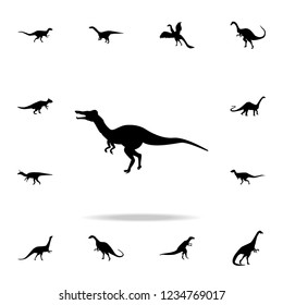Baryonyx icon. Detailed set of dinosaur icons. Premium graphic design. One of the collection icons for websites, web design, mobile app