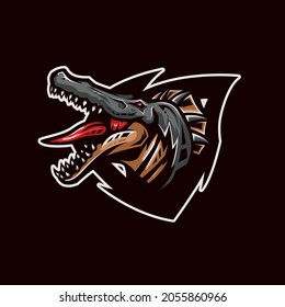 Baryonyx Mascot Logo E sport Style