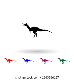 Baryonyx multi color icon. Simple glyph, flat vector of dinosaur icons for ui and ux, website or mobile application