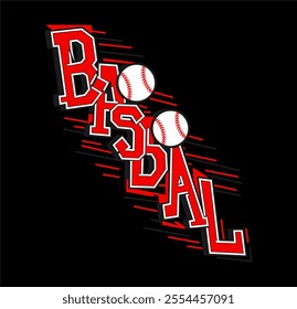 
basball long t-shirt graphic design vector illustration 