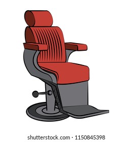 Basbershop seat isolated