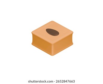  Icono de Basbousa Ilustración 3D Render