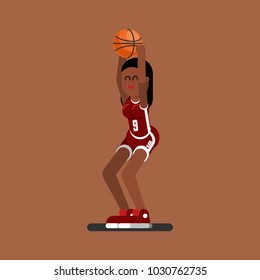 Bascketball female player