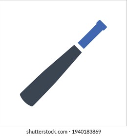 Base ball bat icon, Vector graphics