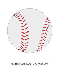 Vector de dibujos animados de bola base nuevo.