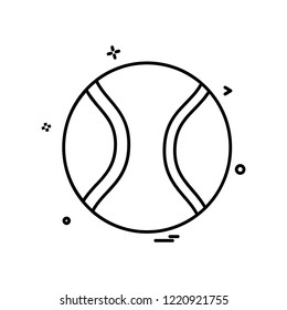 Base Ball icon design vector