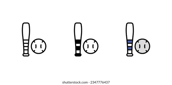 Base Ball icon design with white background stock illustration