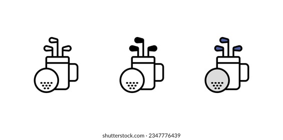 Diseño de icono de Ball base con ilustración de fondo blanco