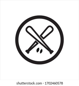 
base ball icon, with a white background. vector created from eps10