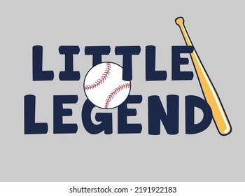 Base ball legend, little legend, baseball game