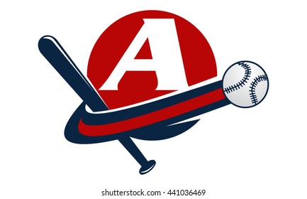 Base Ball Letter A