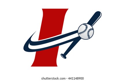 Base Ball Letter I