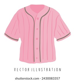 ilustración vectorial de camisa de bola base