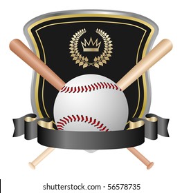 base ball vector emblem