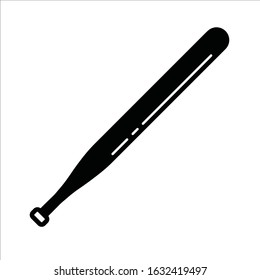 Base bat icon. Baseball bat flat sign design. Base bat symbol pictogram