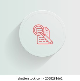 base internal investigation icon vector design