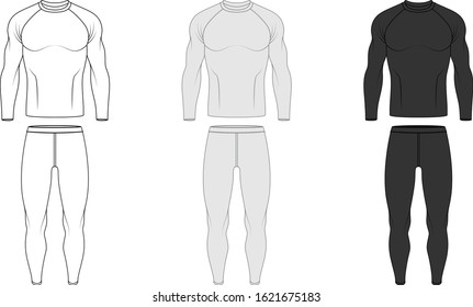 Base layer vector illustration, line art