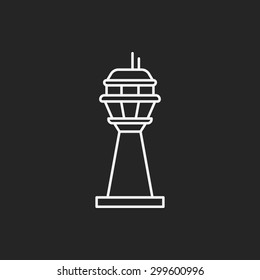 Base station line icon