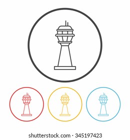 Base station line icon