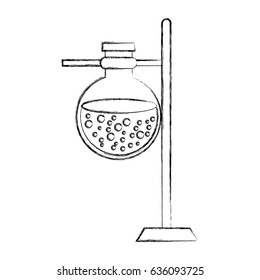 base Test tube with liquid