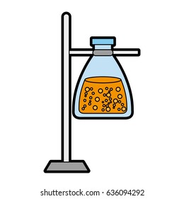base Test tube with liquid