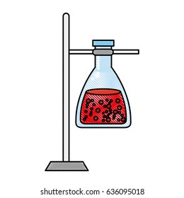 base Test tube with liquid