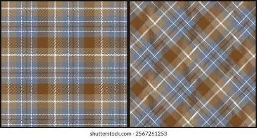 Base tone plaid seamless pattern vector. Background graphic tartan fashion design use for print, texture, cloth, fabric, flannel.	