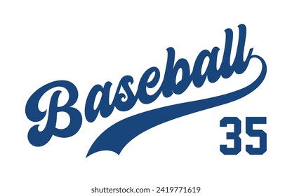 Baseball 25 text effect vector. Editable college t-shirt design printable text effect vector.