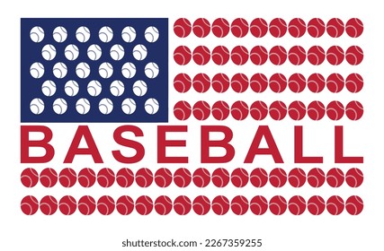 Baseball 4th Of July Design
