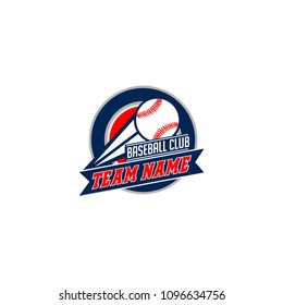 baseball american sport logo template