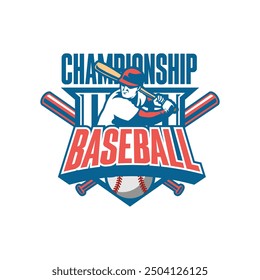 baseball artwork for badge, logo, emblem and patch