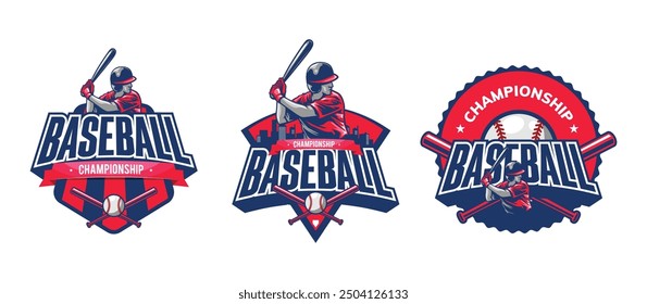 baseball artwork for badge, logo, emblem and patch