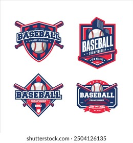 baseball artwork for badge, logo, emblem and patch