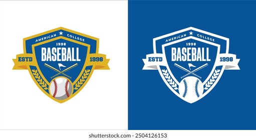 baseball artwork for badge, logo, emblem and patch