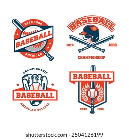 baseball artwork for badge, logo, emblem and patch